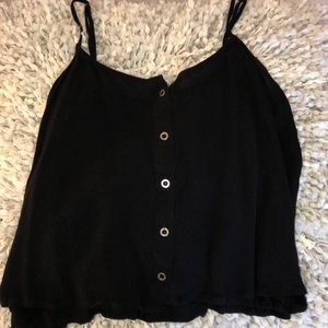Black  spaghetti strap tank